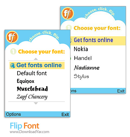 دانلود Monotype Imaging FlipFont v3.1.1 - نرم افزار تغییر فونت