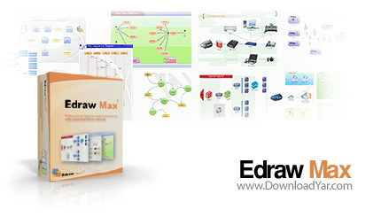 دانلود Edrawsoft Edraw Max Professional v5.1.0.1217 - نرم افزار ایجاد فلوچارت، نمودار سازمانی، دیاگرام های شبکه