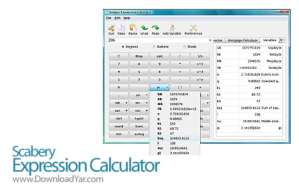 دانلود Scabery Expression Calculator v2.0.0 - نرم افزار محاسباتی