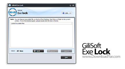 دانلود GiliSoft Exe Lock v1.6 - نرم افزار قفل گذاری بر روی فایل های اجرایی