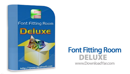 دانلود Apolisoft Font Fitting Room Deluxe v3.2.2.0 - نرم افزار مدیریت بر فونت ها