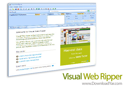 دانلود Visual Web Ripper v2.35.9 - نرم افزار ذخیره کامل صفحات وبسایت