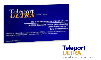 دانلود Teleport Ultra v1.61 - نرم افزار دانلود کامل یک سایت