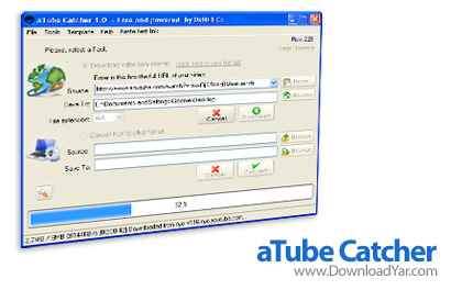 دانلود aTube Catcher v2.0.352 - نرم افزار دانلود کلیپ های سایت های مختلف و تبدیل آنها