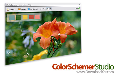 دانلود ColorSchemer Studio v2.1.0 - نرم افزار ساخت و ترکیب رنگ ها
