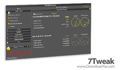 دانلود 7Tweak v1.8.2 Pro - نرم افزار پاکسازی و بهینه سازی ویندوز ۷