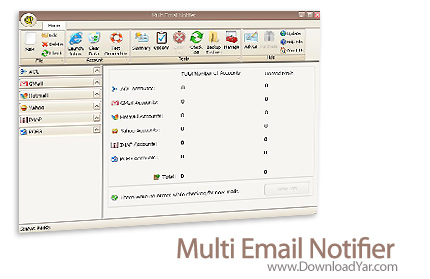 دانلود Multi Email Notifier v3.6.1 - نرم افزار چک کردن همه ی ایمیل ها