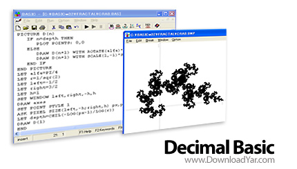 دانلود Decimal BASIC v7.4.6.2 - نرم افزار مفسر بیسیک