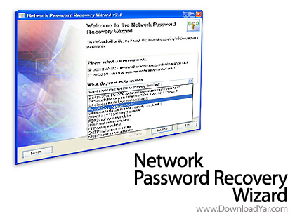 دانلود Network Password Recovery Wizard v5.5.0.639 - نرم افزار بازیابی پسورد شبکه