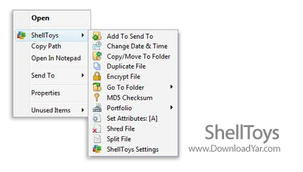 دانلود CFi ShellToys v7.2.0 - نرم افزار سفارشی کردن منوی راست کلیک